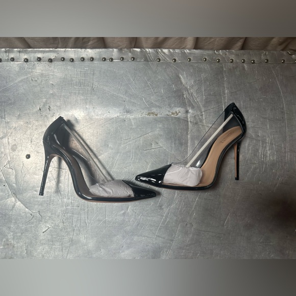 Schutz cendi heels 10.5 black transparent - Picture 4 of 5